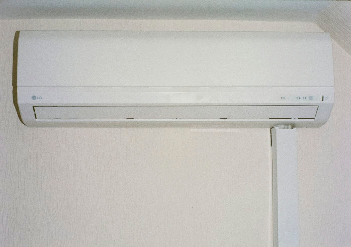 White wall-mounted split air-conditioning unit